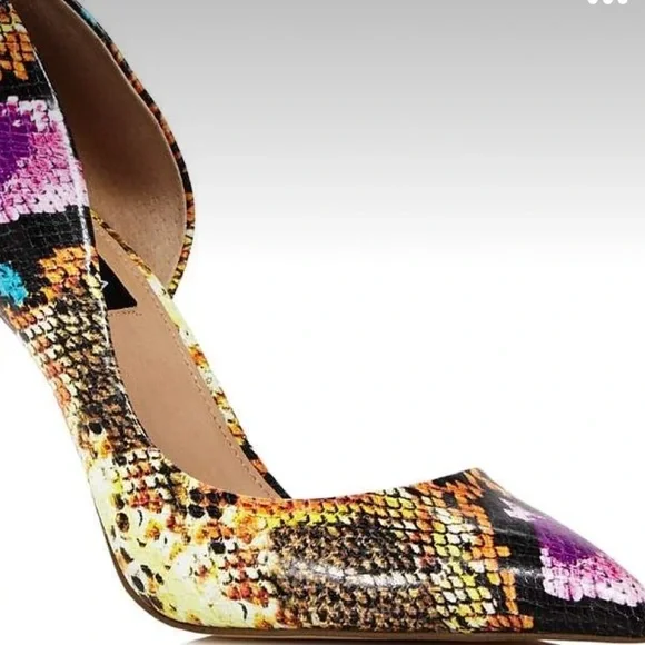 Aqua Women's Dion Half d'Orsay High-Heel Pumps - Picture 2 of 10